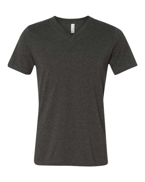 Heather CVC V-Neck Tee