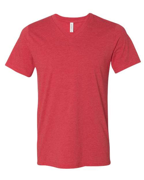BELLA + CANVAS 3005CVC Unisex Heather CVC V-Neck Tee