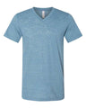 BELLA + CANVAS Unisex Textured Jersey V-Neck Tee