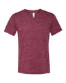 BELLA + CANVAS Unisex Textured Jersey V-Neck Tee