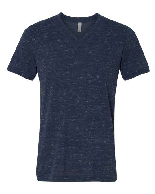 BELLA + CANVAS Unisex Textured Jersey V-Neck Tee