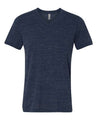 BELLA + CANVAS Unisex Textured Jersey V-Neck Tee