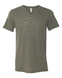 BELLA + CANVAS Unisex Textured Jersey V-Neck Tee