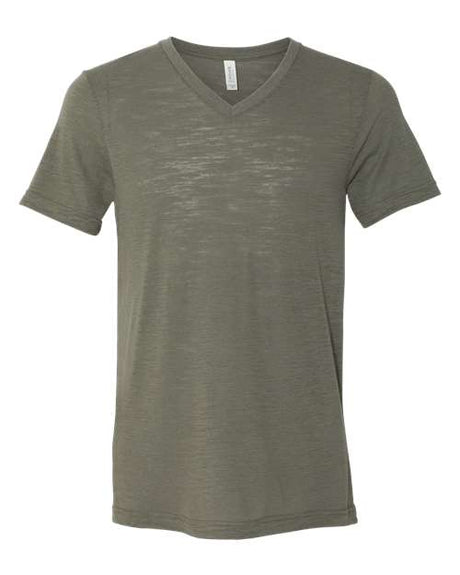 BELLA + CANVAS Unisex Textured Jersey V-Neck Tee
