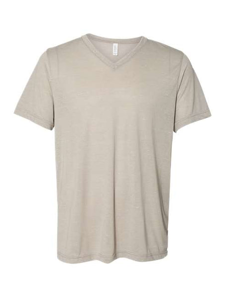 BELLA + CANVAS Unisex Textured Jersey V-Neck Tee
