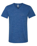BELLA + CANVAS Unisex Textured Jersey V-Neck Tee