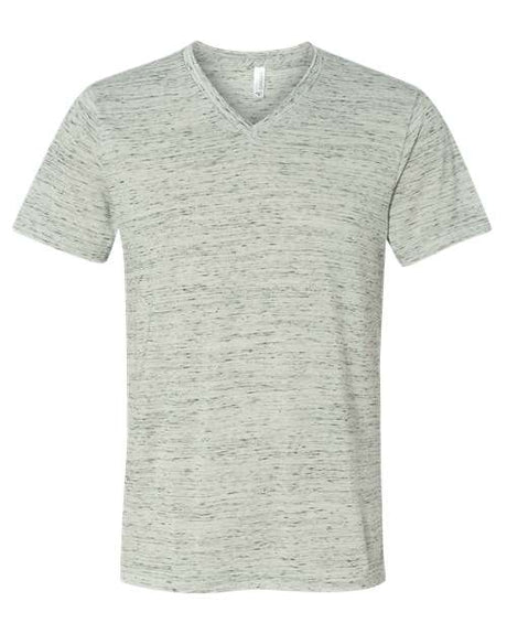 BELLA + CANVAS Unisex Textured Jersey V-Neck Tee