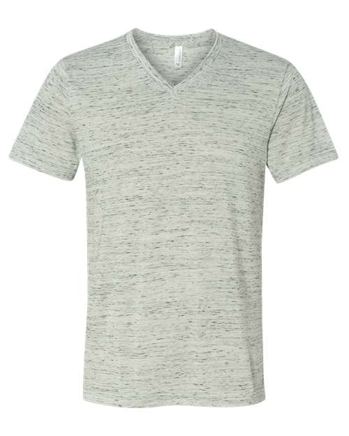 BELLA + CANVAS Unisex Textured Jersey V-Neck Tee