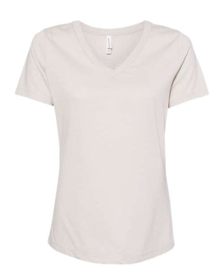 Women's Relaxed Heather CVC V-Neck Tee