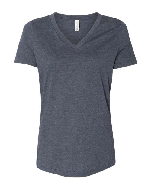 Women's Relaxed Heather CVC V-Neck Tee