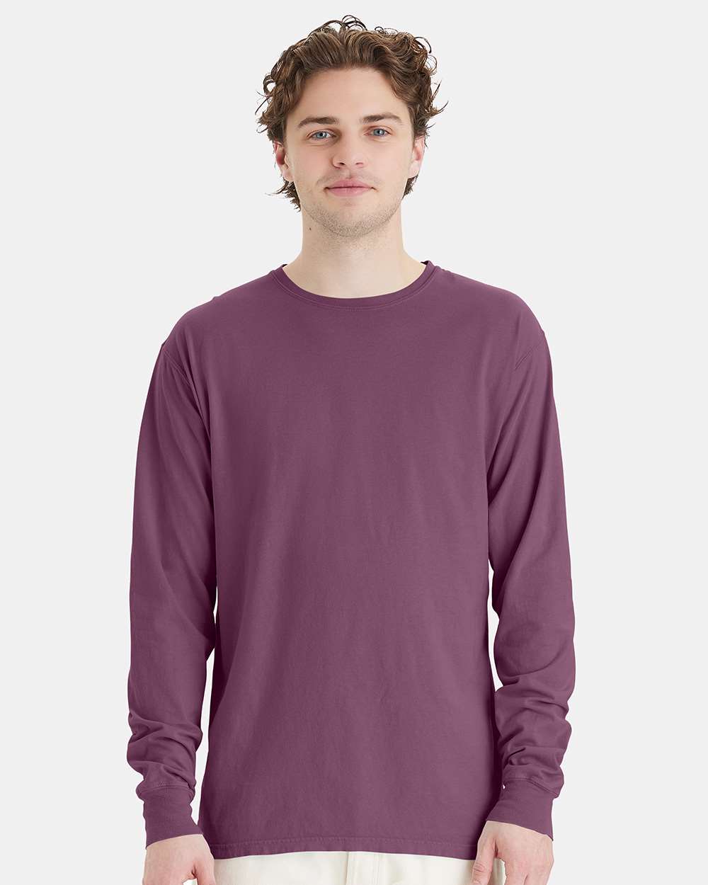 ComfortWash by Hanes® Unisex Garment-Dyed Long Sleeve Crewneck T-Shirt - GDH200