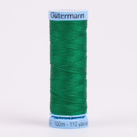 Gutermann Silk Thread 100m - 237 Kelly Green