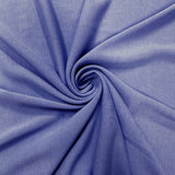 1 Yard Copenhagen Blue Solid Rayon Spandex Jersey Knit Fabric 58" Width
