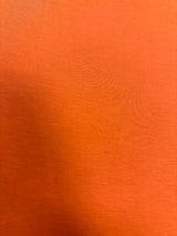 1 Yard Bright Orange Solid Rayon Spandex Jersey Knit Fabric 58 Inches Width