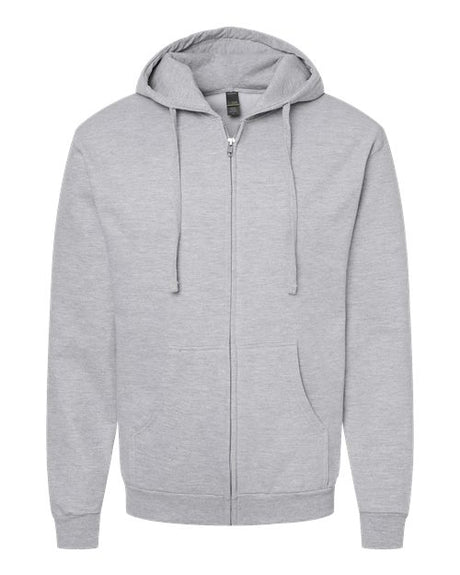 Tultex Unisex Full-Zip Hooded Sweatshirt