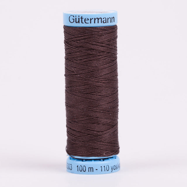 Gutermann Silk Thread 100m - 696 Walnut