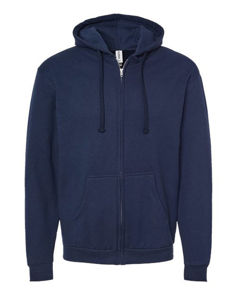 Tultex Unisex Full-Zip Hooded Sweatshirt