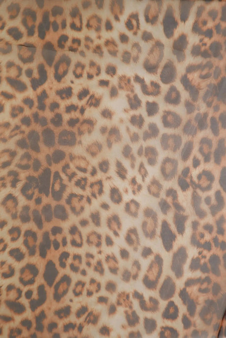 1 Yard Nylon Polyester Organza Animal Print Fabric Sheer Lightweight 58/59" Width