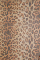 1 yarda de tela tejida de organza de nylon y poliéster con estampado animal, transparente y ligera, ancho 58/59"