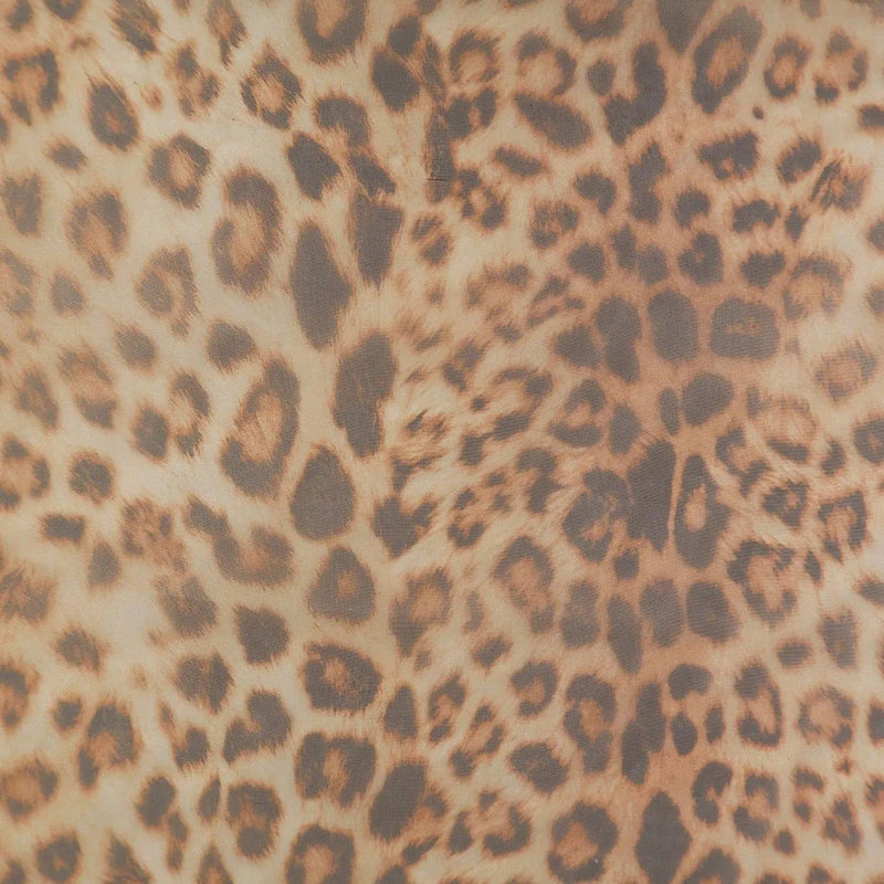 1 Yard Nylon Polyester Organza Animal Print Fabric Sheer Lightweight 58/59" Width