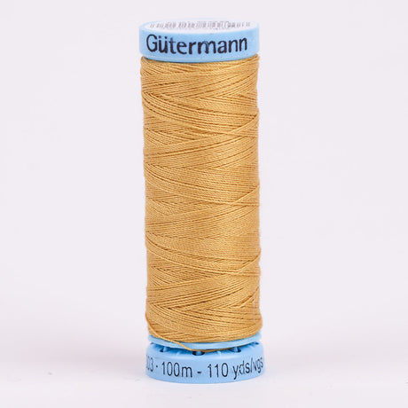 Gutermann Silk Thread 100m - 968 Antique Gold