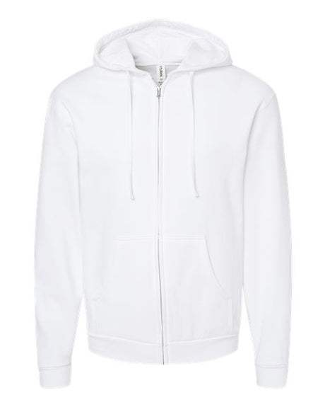 Tultex Unisex Full-Zip Hooded Sweatshirt