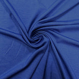 1 Yard Royal Blue Solid Rayon Spandex Jersey Knit Fabric 58 Inches Width