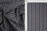 58/60" Double Knit Jacquard Plaid Fabric 90.5% Polyester 8.5% Rayon 1% Spandex 230 GSM by Yard
