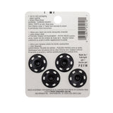 Dritz 4 Black Sew On Snaps - Size 10