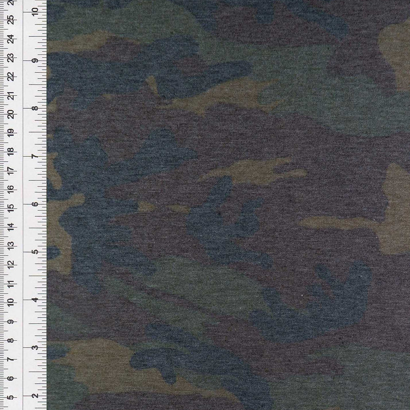 Disperse Camouflage Print Fabric 1 Yard Soft Stretch Lightweight 58/60" Wide