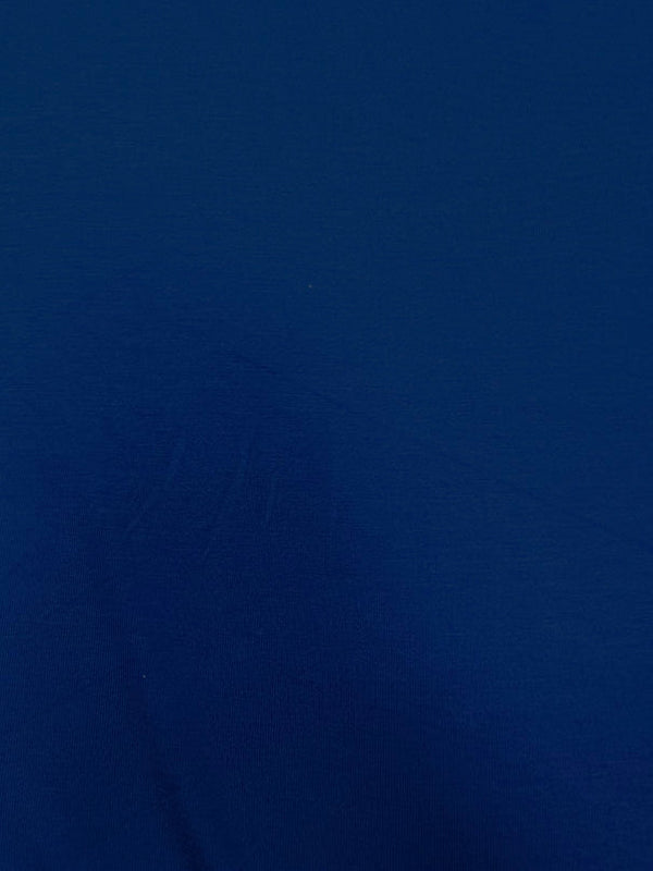 1 Yard Dark Blue Rayon Spandex Jersey Horizontal Final 58" Width