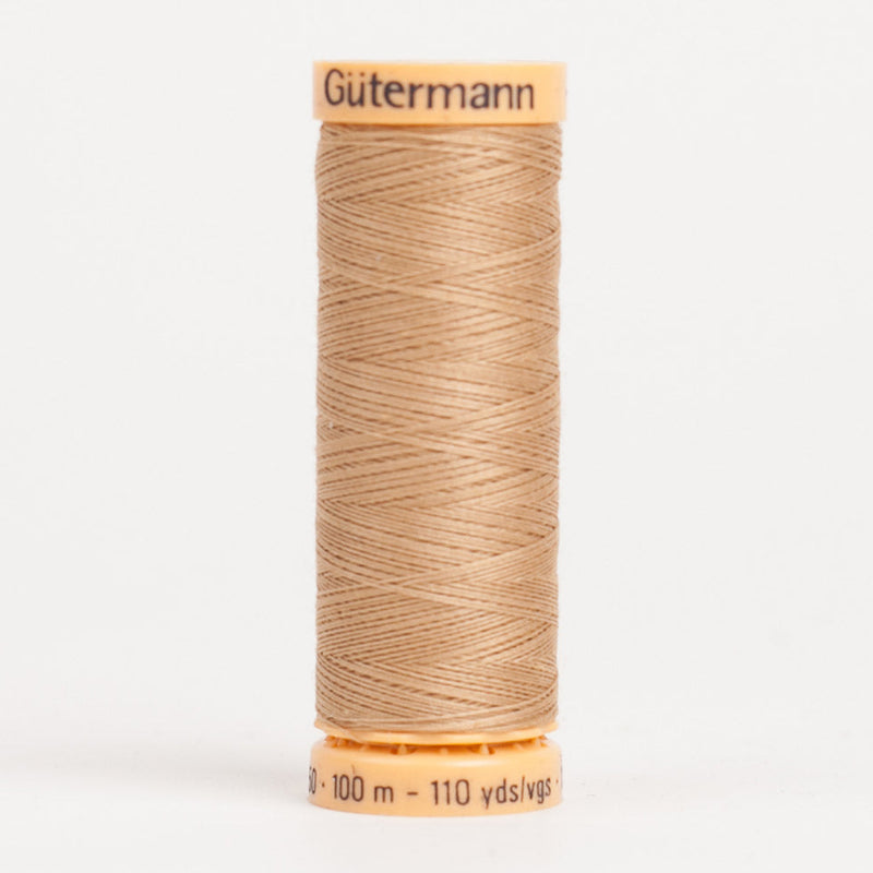 Gutermann Cotton Thread 100m - 2410 Light Brown
