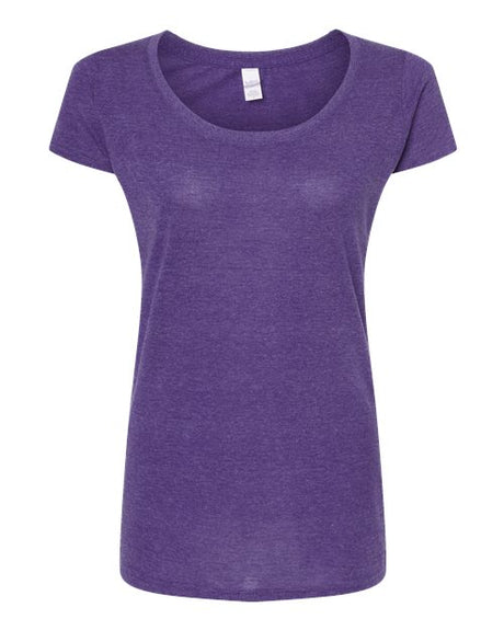 Tultex Women's Poly-Rich Scoop Neck T-Shirt