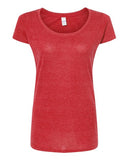 Tultex Women's Poly-Rich Scoop Neck T-Shirt