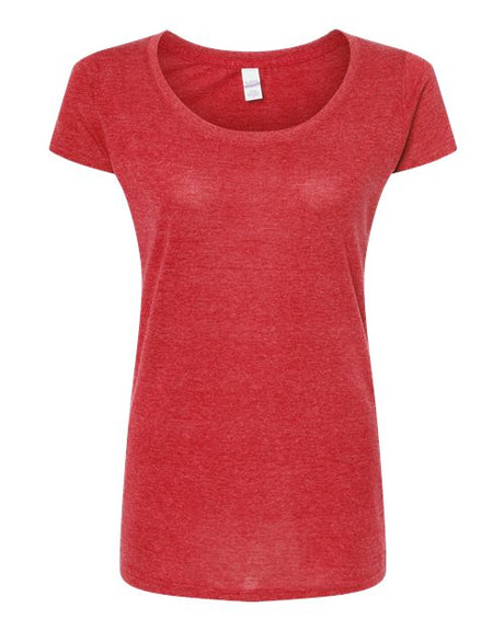 Tultex Women's Poly-Rich Scoop Neck T-Shirt