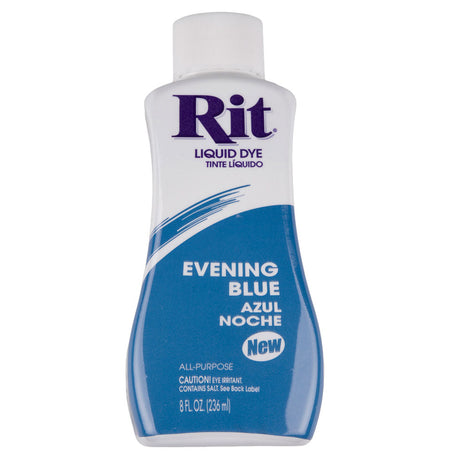 Rit All-Purpose Liquid Fabric Dye - Evening Blue - 8oz Bottle