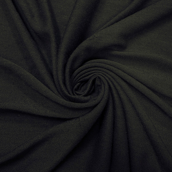 1 Yard Dark Indigo Blue Solid Rayon Spandex Jersey Knit Fabric 58" Wide