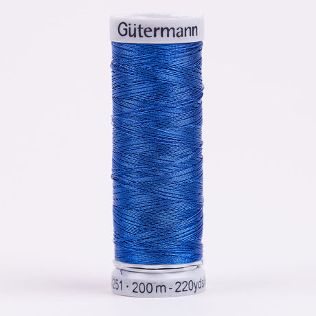Gutermann Metallic Thread 200m - 315 Royal Blue