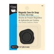 Magnetic Sew-On Snap - Black - 1.125"