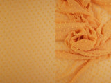 1 Yard Lightweight Swiss Dot Chiffon Fabric Solid Woven Sheer Drapery 57/58"