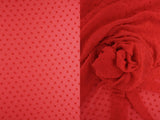 1 Yard Lightweight Swiss Dot Chiffon Fabric Solid Woven Sheer Drapery 57/58"