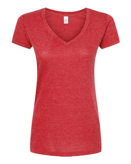 Tultex Women's Poly-Rich V-Neck T-Shirt
