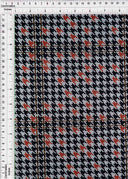 1 Yard 58/60" Double Knit Jacquard Plaid Fabric 90.5% Polyester 8.5% Rayon 1% Spandex 230 GSM