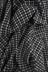 Plaid Double Knit Jacquard Stretch Fabric