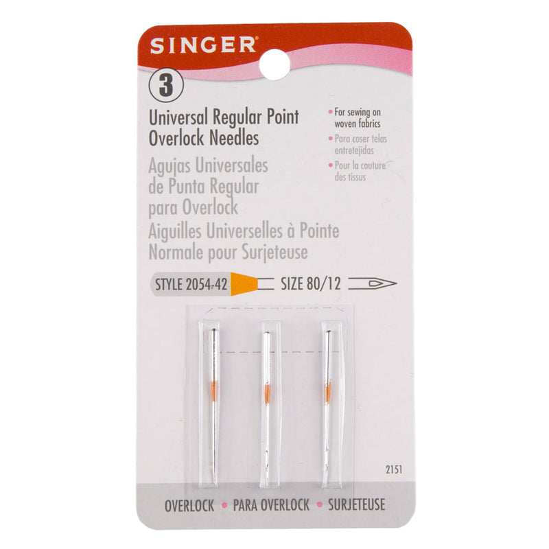 Singer Overlock Machine Needles Size 80/12