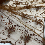 Beaded Embroidered Lace Mesh