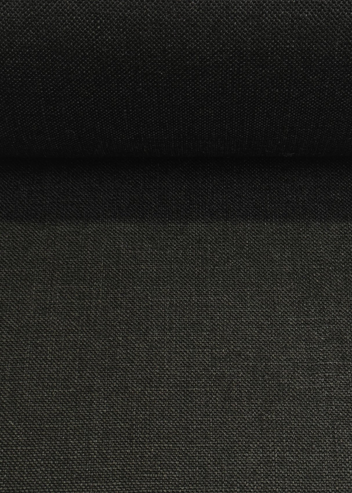 Pure Linen Black 10.5oz Fabric