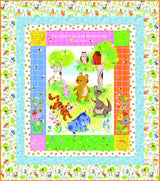 Quilting Cotton 100 Aker Woods Tigger Bounce Sky Riley Blake