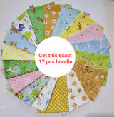 Fat Quarter Bundle 100 Aker Woods Winnie the Pooh Riley Blake