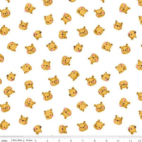 Quilting Cotton 100 Aker Woods Winnie the Pooh White Riley Blake Designs
